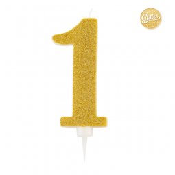 Big Size 15cm Dourado Glitter