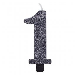 Preto Glitter 9,5cm