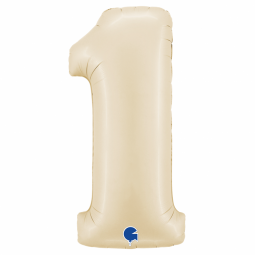 Balão Foil 102cm Satin Creme