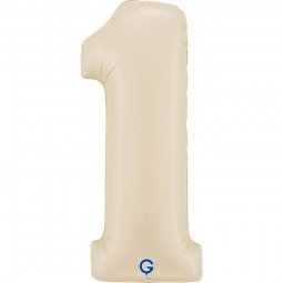 Balão Foil 66cm Satin Creme