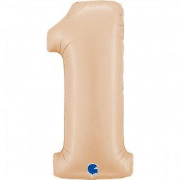 Balão Foil 102cm Satin Nude