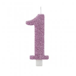 Mauve Glitter 9,5cm