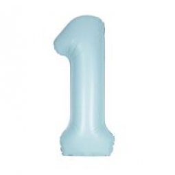 Balão Foil 86cm Azul Claro Matte