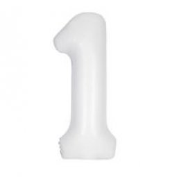Balão Foil 86cm Branco Matte