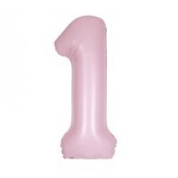 Balão Foil 86cm Rosa Claro Matte