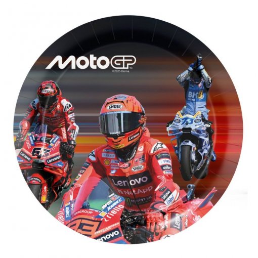 8 Pratos 18cm Moto GP