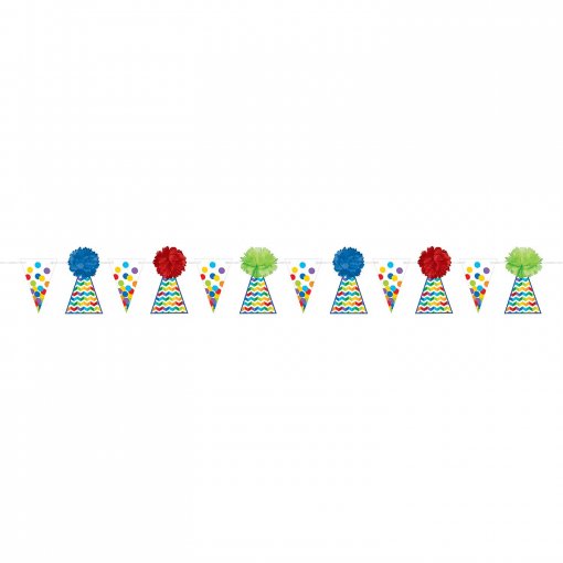 Grinalda com Chapéus Fluffy 1,9m 