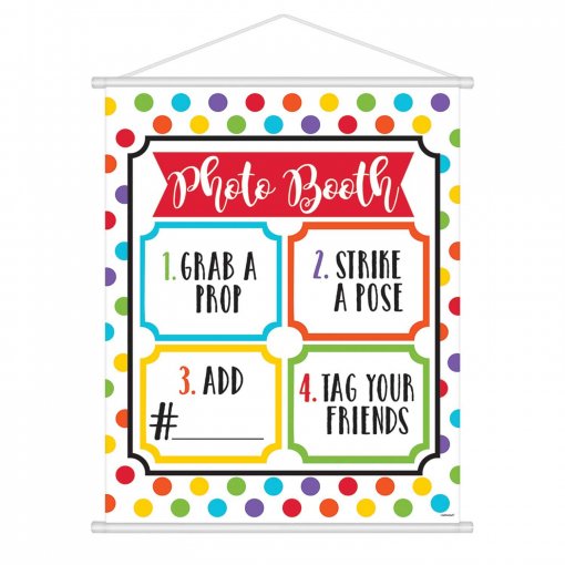 Photo Booth Colorido 54.86 x 10.16 x 1.52 cm