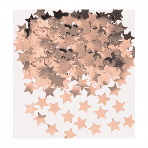 Confettis 14g Estrelas Rose Gold