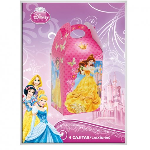 4 Caixas Princesas Disney