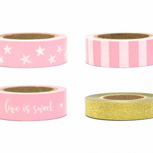 4 Fitas (tape) decoradas mix