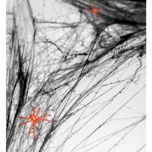 Teias de aranha Halloween Preto 60g