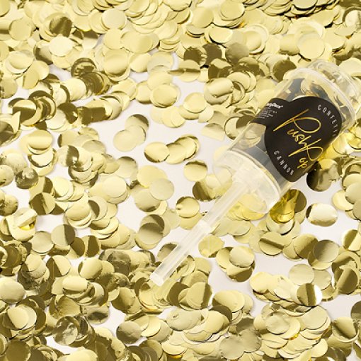PushPop Confettis Dourado