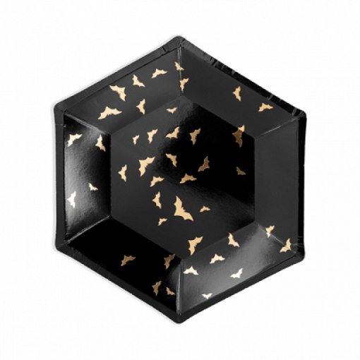 6 Pratos 20cm Halloween