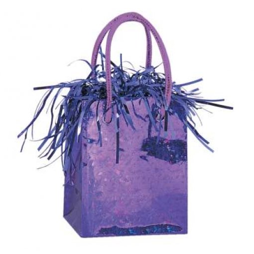 Peso para balão Saco Presente Roxo Escuro