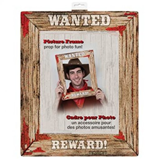 Poster 17'' 'WANTED' Rodeo Western Cowboy