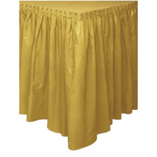 Saia de mesa Dourado 74cm x 4,27m