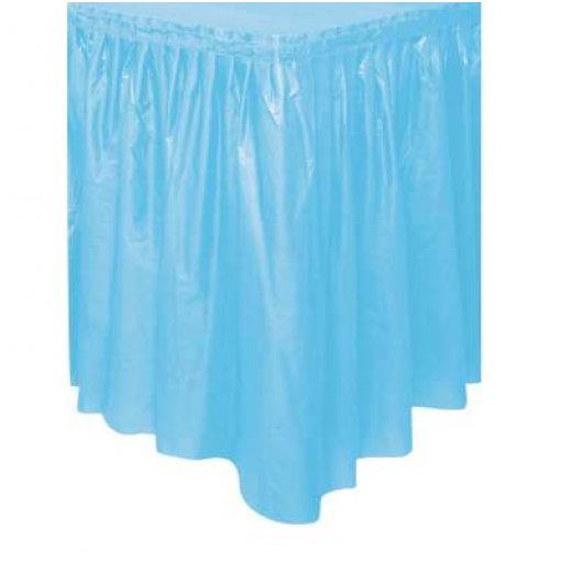 Saia de mesa Azul Claro 74cm x 4,27m