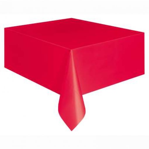 Toalha de mesa Vermelho 1,37 x 2,74m