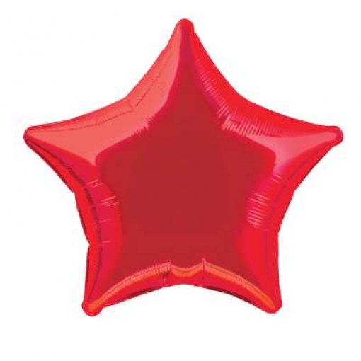 Balão Foil Estrela 20'' Vermelho