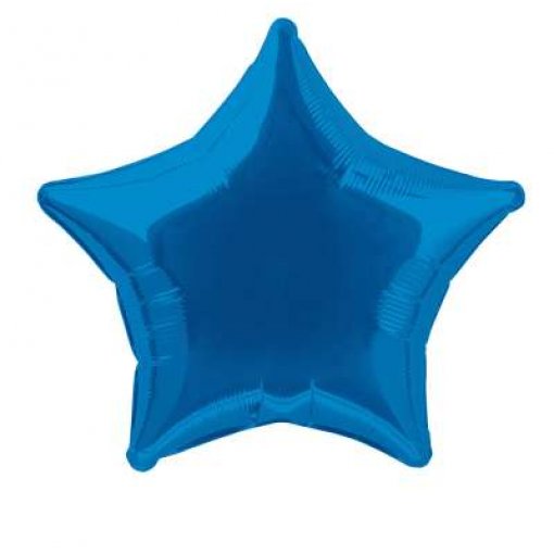 Balão Foil Estrela 20'' Azul Médio