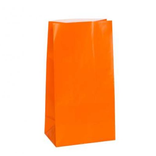 12 Sacos de Oferta de Papel Laranja