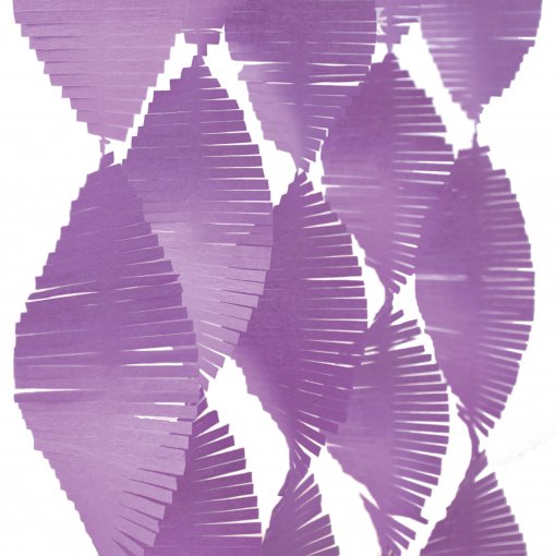 Franja Decorativa Papel 2,75m Roxo