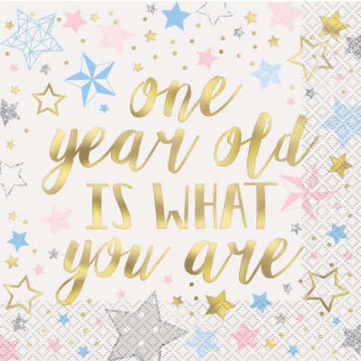 16 Guardanapos 33cm Twinkle Little Star