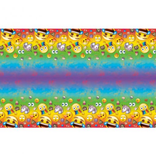 Toalha de mesa Emoji Rainbow Fun 1,37x2,74m