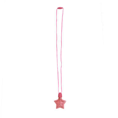 4 Colares com Bolas de Sabão Estrela Rosa