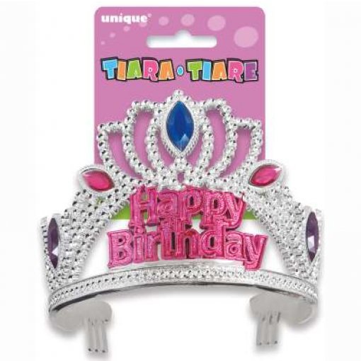 Tiara 'Happy Birthday' Rosa