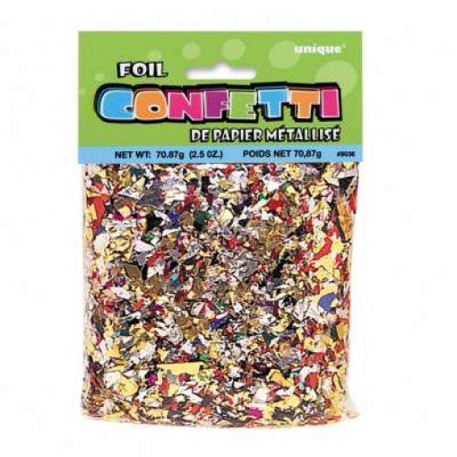Confettis 71g Foil Cor Sortida