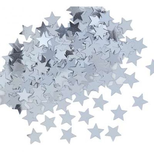 Confettis 14,2g estrelas Prateado