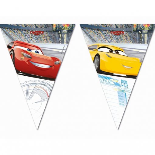 Bandeira Triângulo Cars 3 McQueen (Carros)