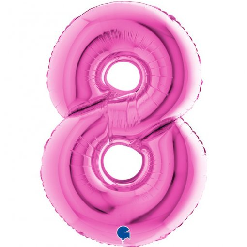 Balão Foil 102cm Fuchsia nº8