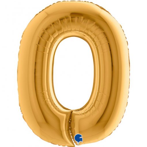 Balão Foil 102cm Dourado nº0