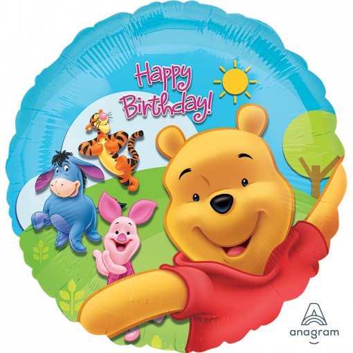 Balão Foil S60 Winnie The Pooh & Friends