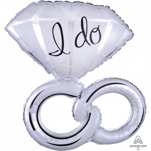 Balão Foil SuperShape Anéis de Casamento