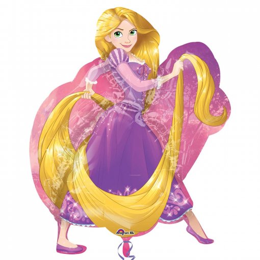Balão Foil P38 SuperShape Princesas Disney - Rapunzel