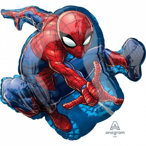 Balão Foil P38 SuperShape Spider-Man (Homem-Aranha) 