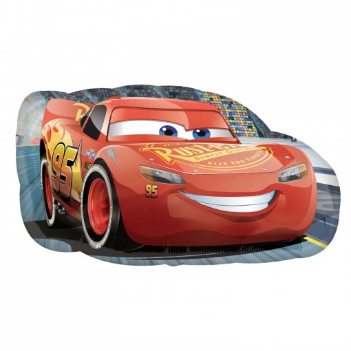 Balão Foil P38 SuperShape Cars 3 Lightning McQueen (Carros)
