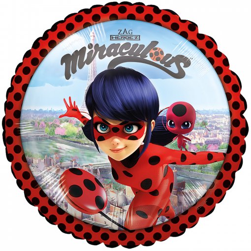 Balão Foil S60 LadyBug Miraculous