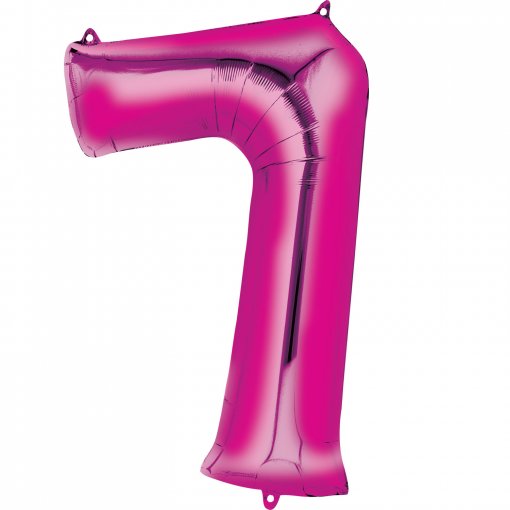 Balão Foil 40cm Rosa nº 7