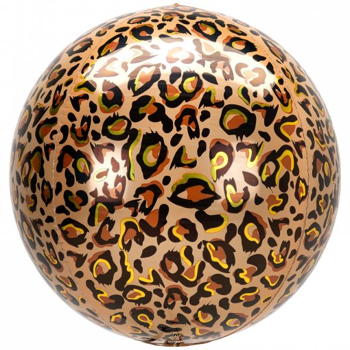 Balão Foil Orbz Print Animalz Leopardo