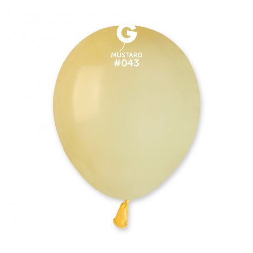 100 Balões latex 5'' (12cm) cor Baby Yellow #043 - A50