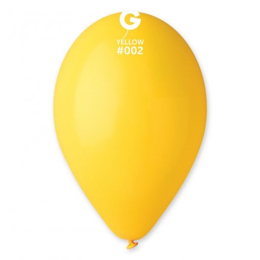 100 Balões latex 12'' cor Yellow #002 - G110