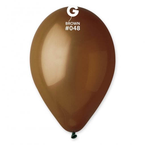 100 Balões latex 12'' (30cm) cor Brown #048 - G110