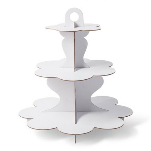 Cupcake Stand 34cm 3 Andares Branco