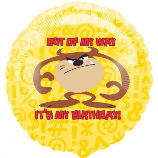 Balão Foil S60 Bulk Looney Tunes Taz