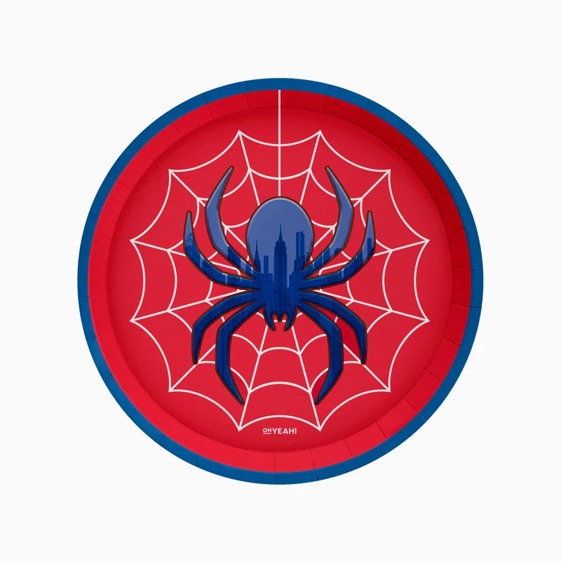 6 Pratos 23cm Spider